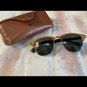 Ray Ban Clubmaster Wooden frame